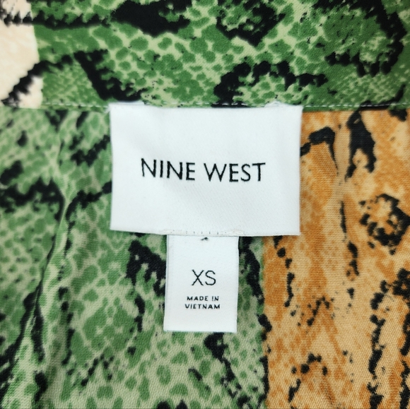 Nine West Heritage Stripe Collection Extra Small Button-Up Dress NWT - Picture 12 of 15